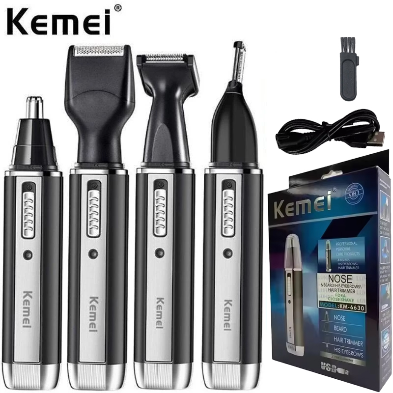 Men'S Grooming Nose Hair Trimmer - Kemei-6630 Nasenhaartrimmer für Nase und Ohren,