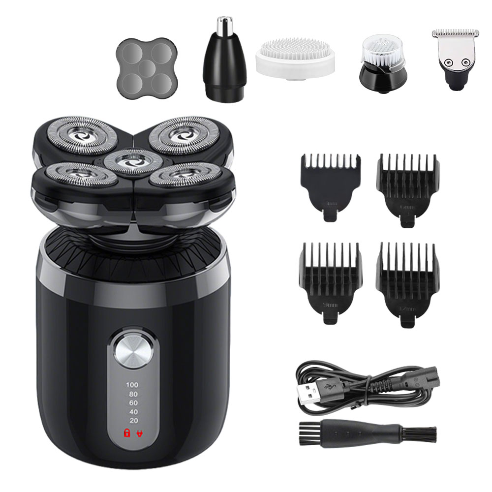 Men'S Grooming Nose Hair Trimmer - 5-in-1 Elektrischer Rasierer für Männer mit