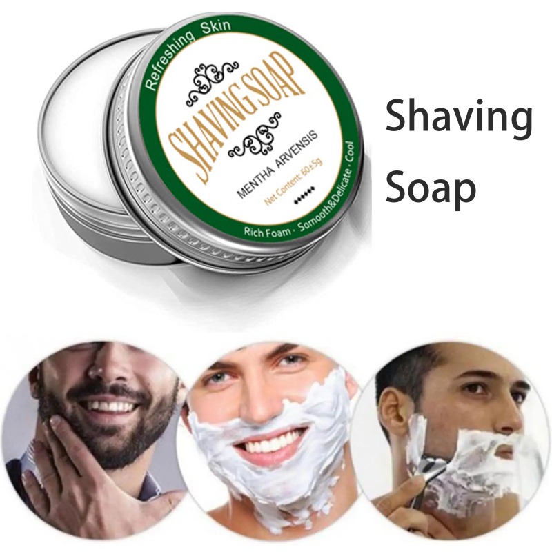 Men'S Beard Grooming - Man Beard Rasierseife, sanft, langanhaltend, feuchtigkeitsspendend,