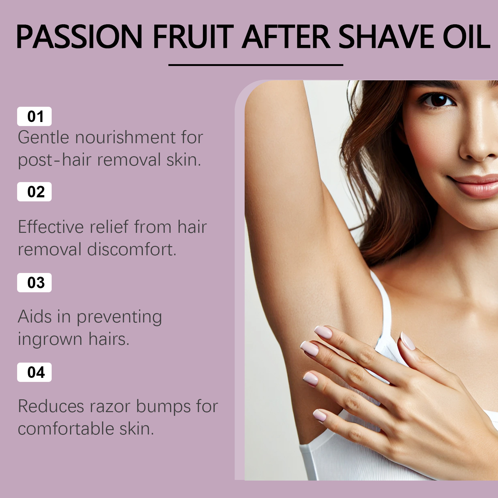 Ingrown Hair Serum - After-Shave-Öl verhindert eingewachsene Haare, reduziert das