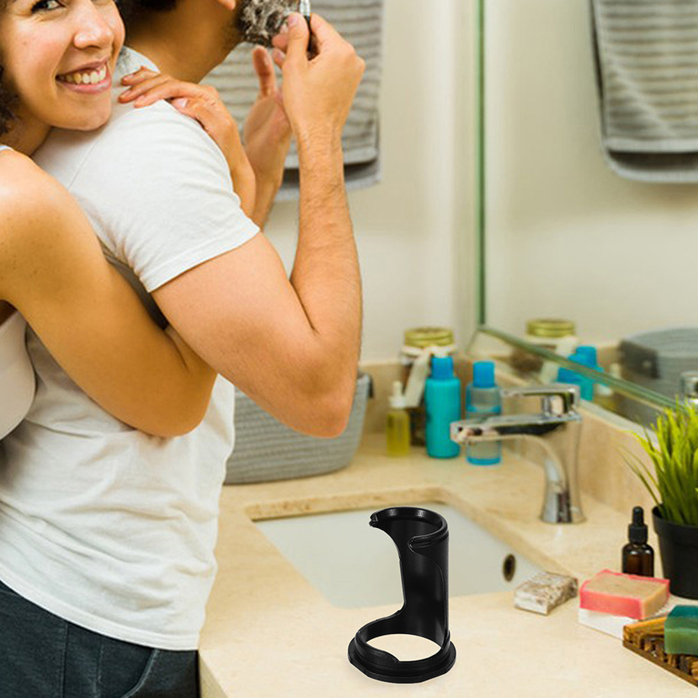Men'S Grooming Organizer - 2 Stück Kunststoff-Rasierpinselhalter für Männer, tragbarer