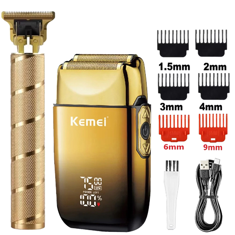 Men'S Grooming Organizer - Kemei KM-TX10 T9 Haarschneider Elektrischer Rasierer