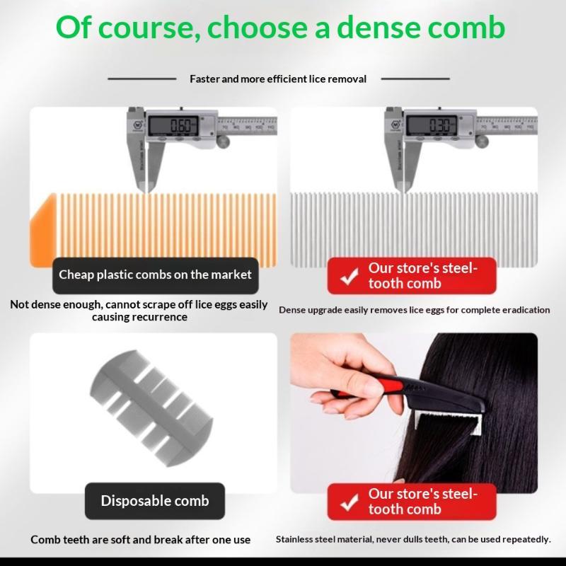1 Stück Läusekamm aus Edelstah – Comb Fine Tooth Bewertung und Preis