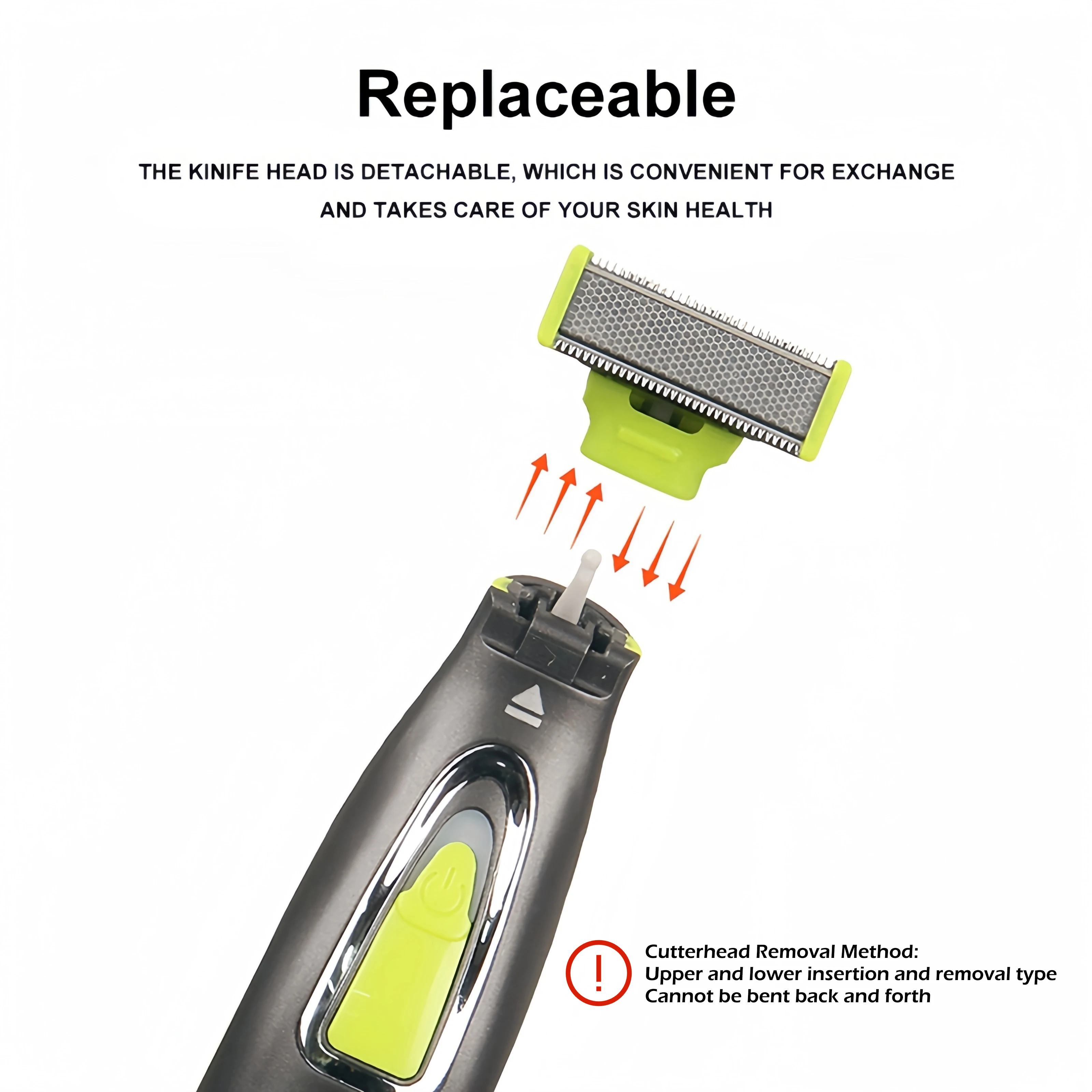 Tragbarer USB-Lade-Elektrorasi – Men Grooming Armpit Hair Bewertung und Preis