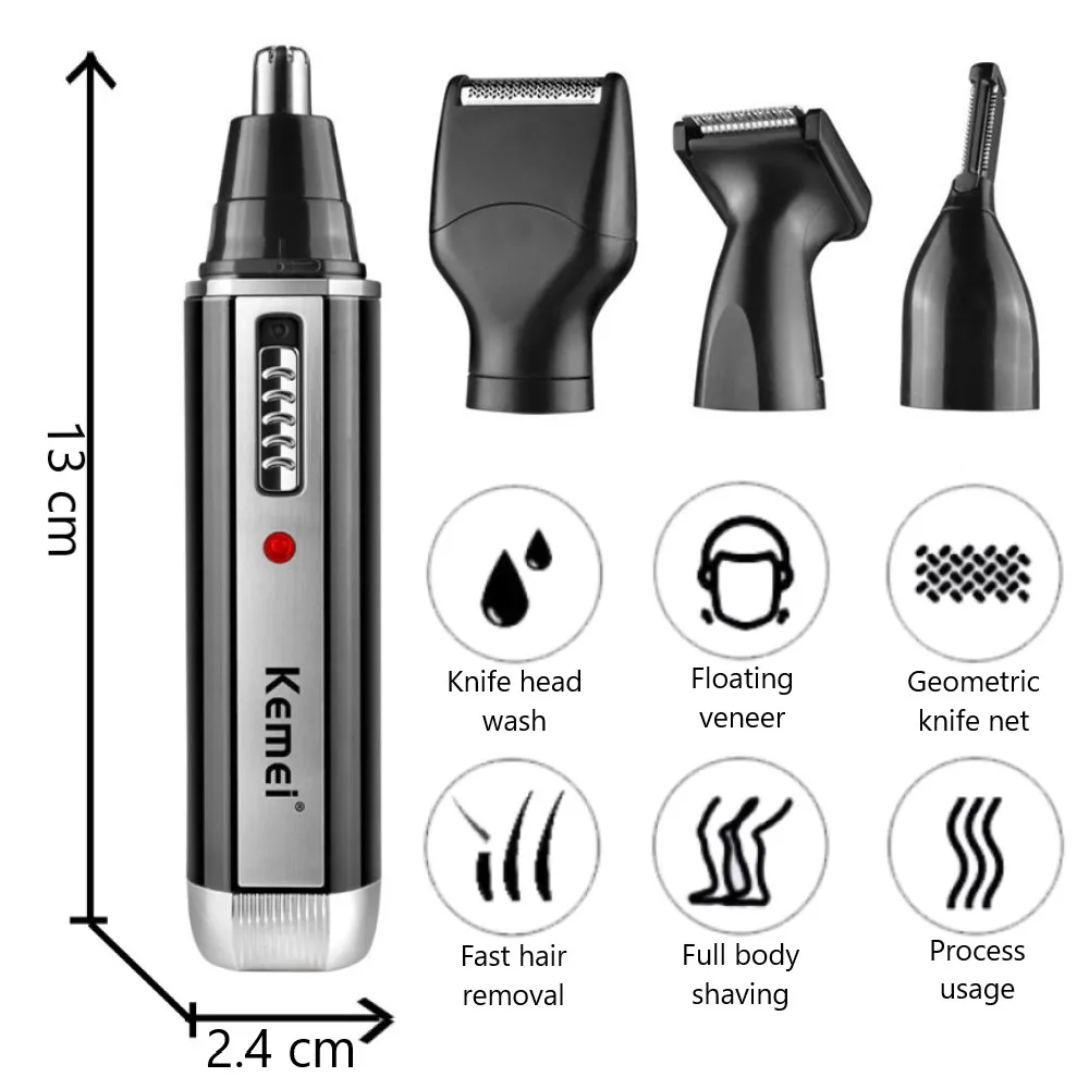 Kemei 4-in-1-Trimmer für Männe – Men'S Grooming Nose Hair Trimmer Bewertung und Preis