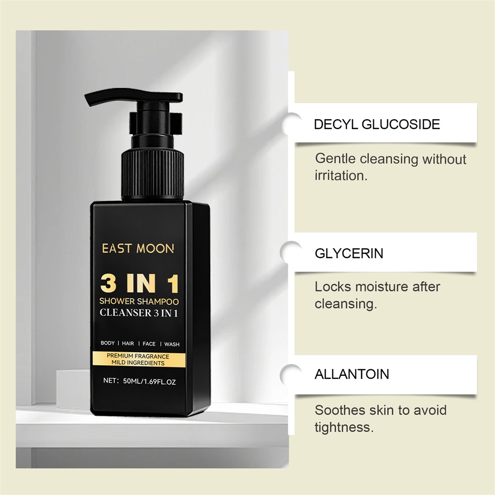 50 ml 3-in-1-Shampoo, Gesichts – Face Wash Mens Bewertung und Preis