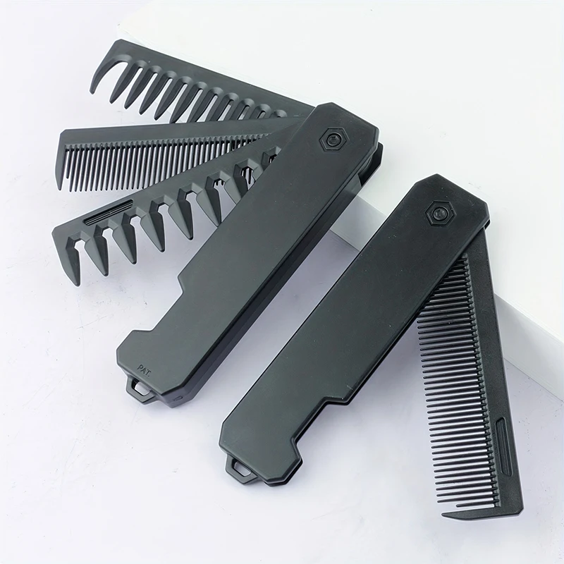 3-in-1 faltbarer Bartkamm für  – Men'S Grooming Organizer Bewertung und Preis