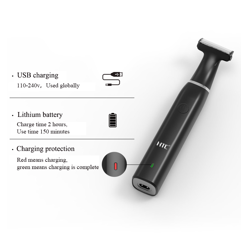 HTC Elektrischer Leistenhaarsc – Men'S Grooming Electric Trimmer Bewertung und Preis