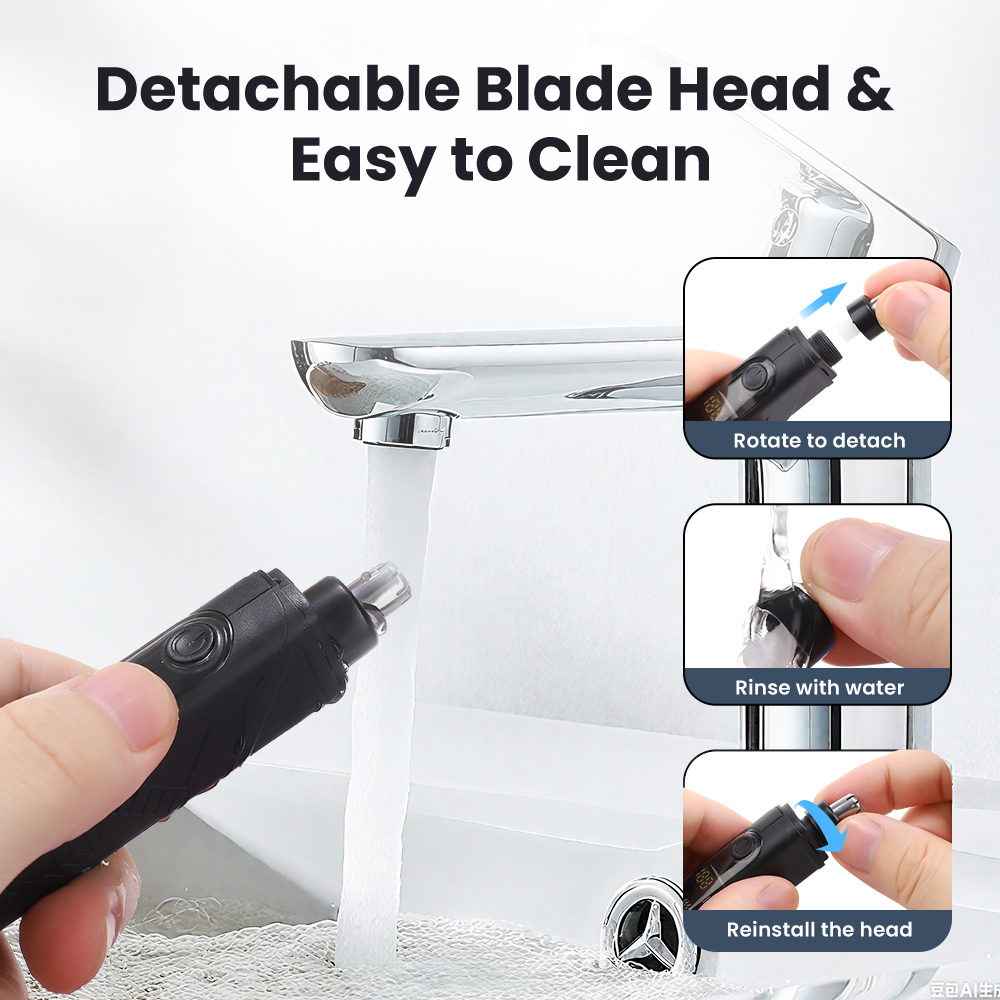 Wiederaufladbarer Nasenhaarsch – Men'S Grooming Nose Hair Trimmer Bewertung und Preis