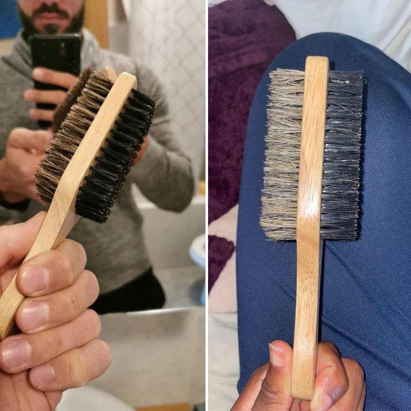 Bartbürste mit Natürlichem Hol – Men'S Grooming Organizer Bewertung und Preis
