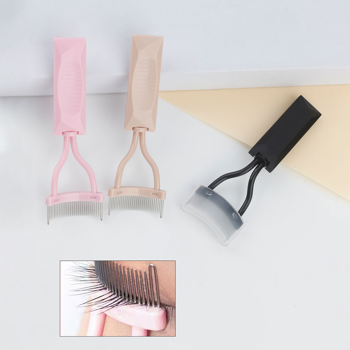 1 Stück Gebogener Augenbrauenk – Comb Fine Tooth Bewertung und Preis