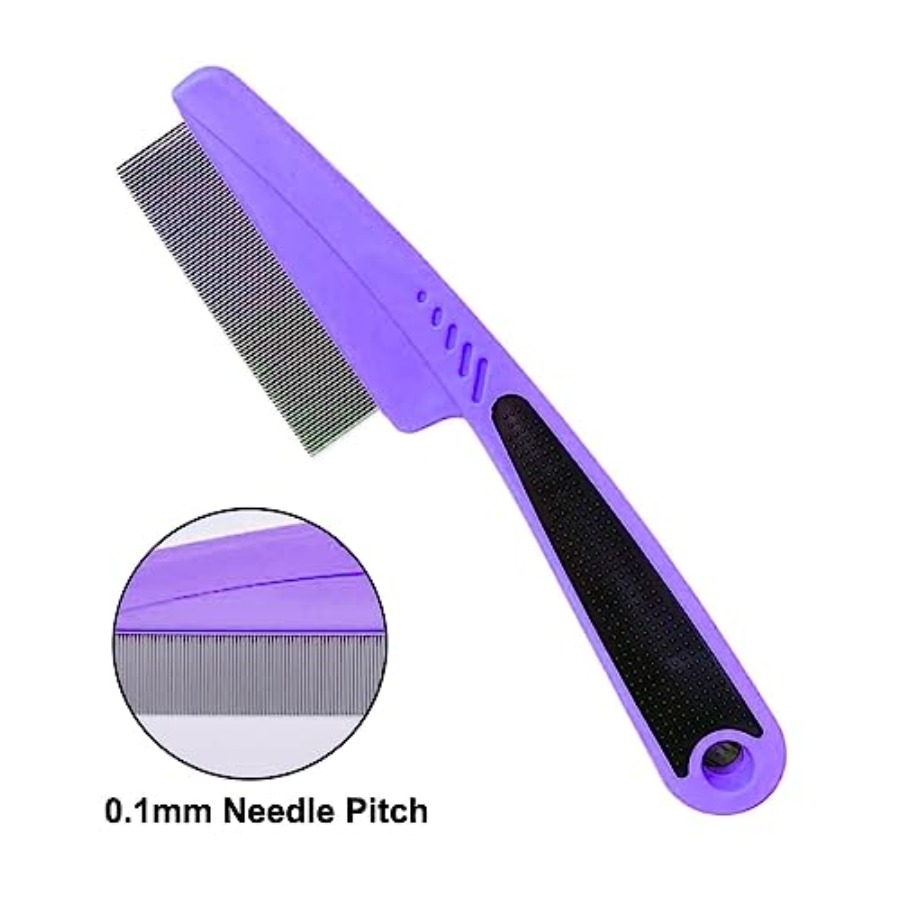 Flohkamm mit Gummigriff, Floh- – Comb Fine Tooth Bewertung und Preis