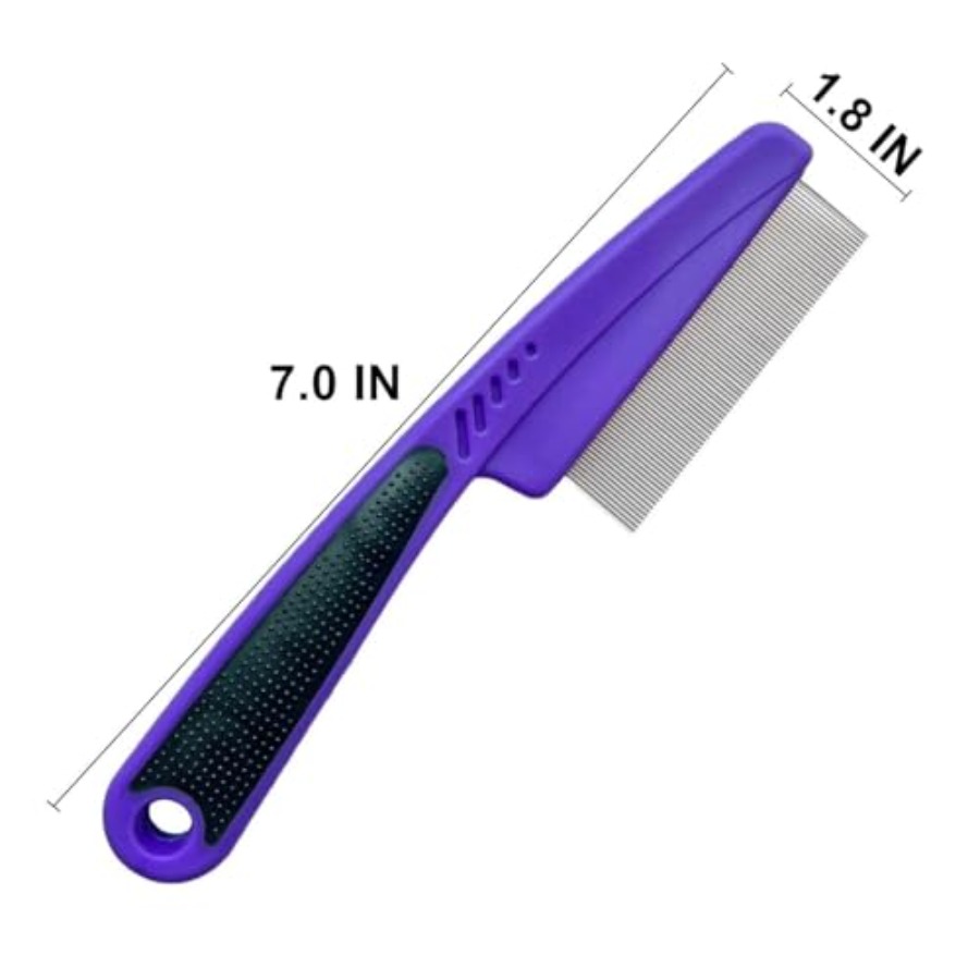 Flohkamm mit Gummigriff, Floh- – Comb Fine Tooth Bewertung und Preis